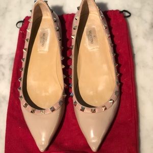 Authentic Valentino Rockstud Flats